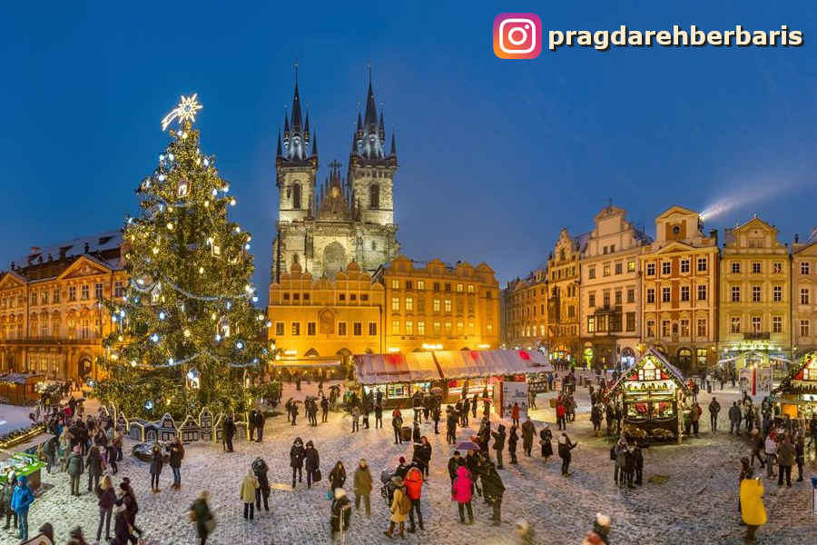 prag-gezilecek-yerler-noel-pazari